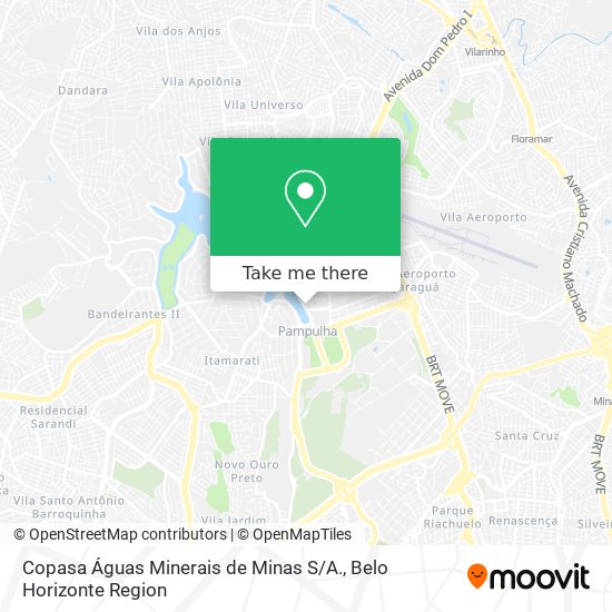 Copasa Águas Minerais de Minas S / A. map