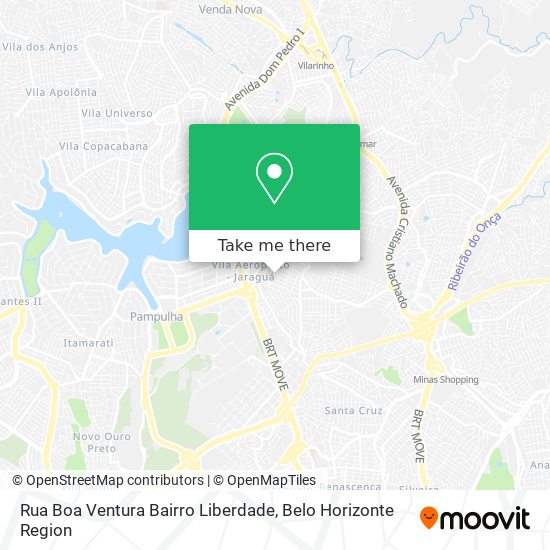 Rua Boa Ventura Bairro Liberdade map