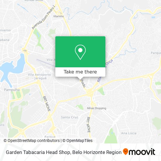 Garden Tabacaria Head Shop map