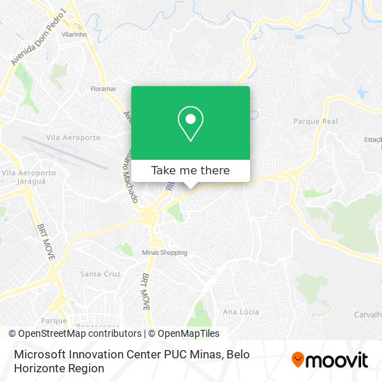 Microsoft Innovation Center PUC Minas map