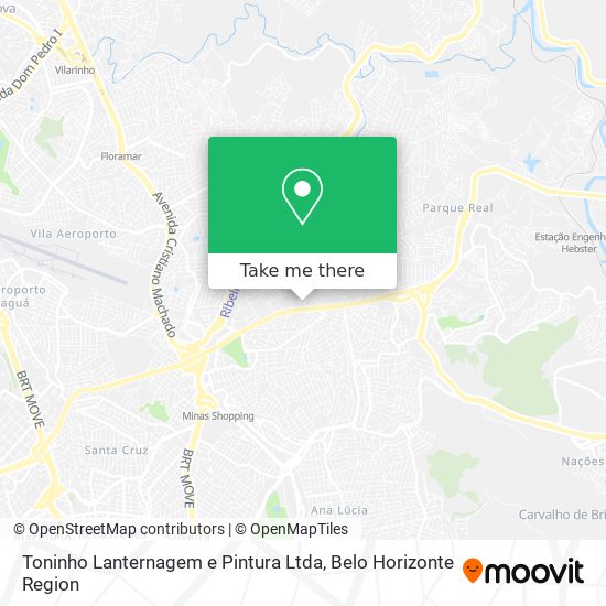 Toninho Lanternagem e Pintura Ltda map