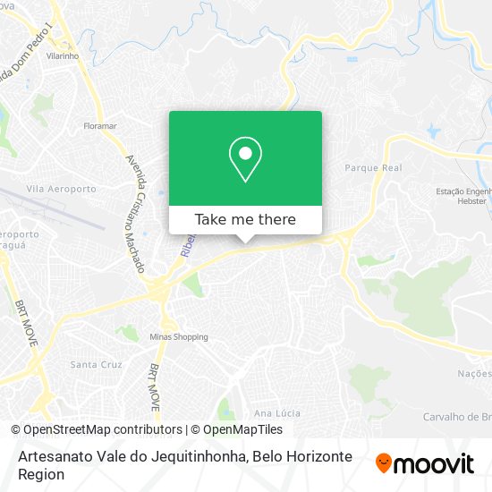 Artesanato Vale do Jequitinhonha map