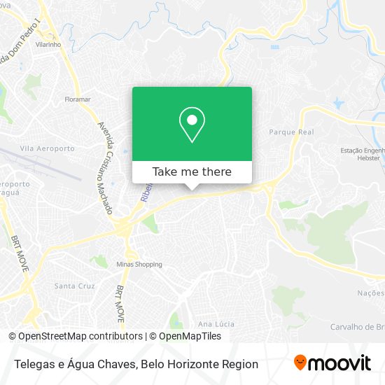 Mapa Telegas e Água Chaves