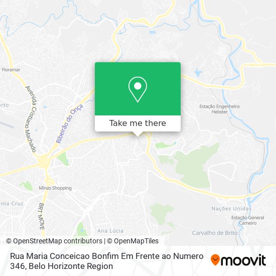 Mapa Rua Maria Conceicao Bonfim Em Frente ao Numero 346