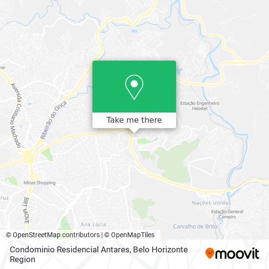 Condominio Residencial Antares map