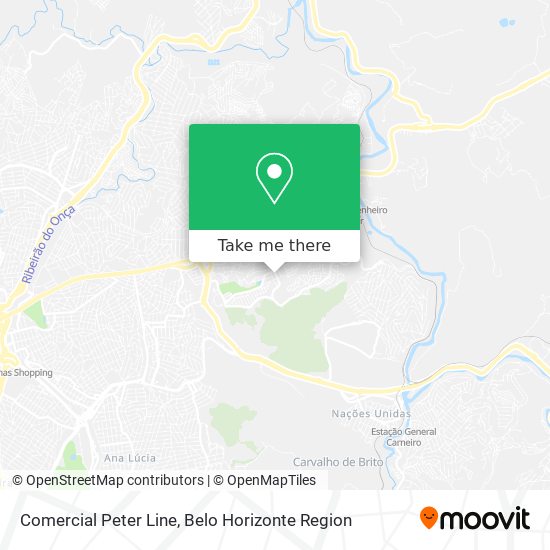 Comercial Peter Line map