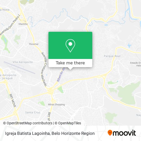 Mapa Igreja Batista Lagoinha