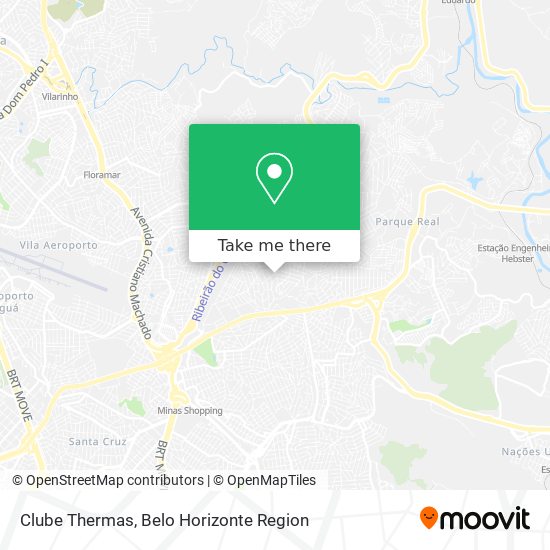 Clube Thermas map