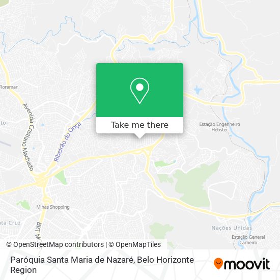 Paróquia Santa Maria de Nazaré map