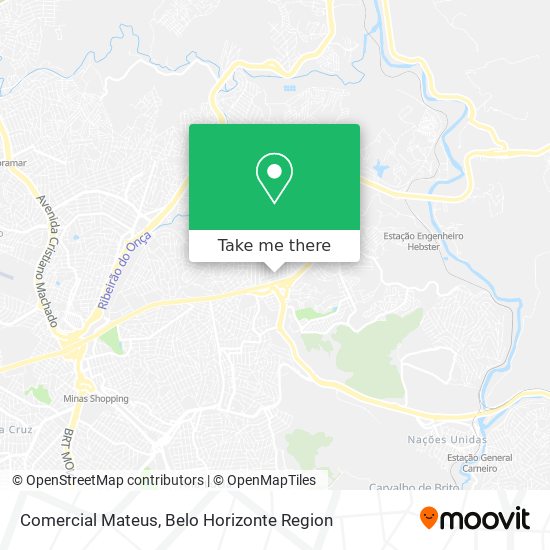 Comercial Mateus map