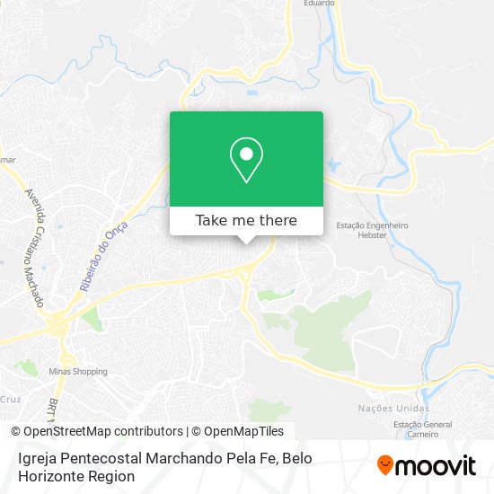 Igreja Pentecostal Marchando Pela Fe map