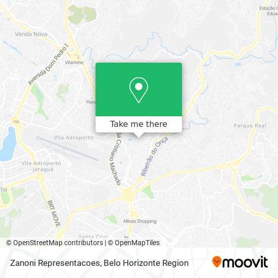 Zanoni Representacoes map