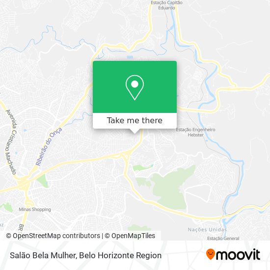 Mapa Salão Bela Mulher