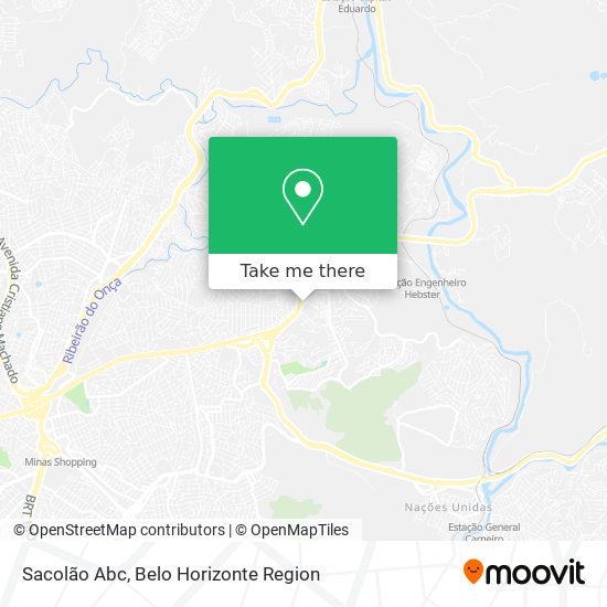Sacolão Abc map