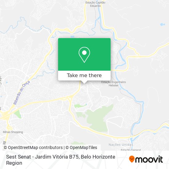 Sest Senat - Jardim Vitória B75 map