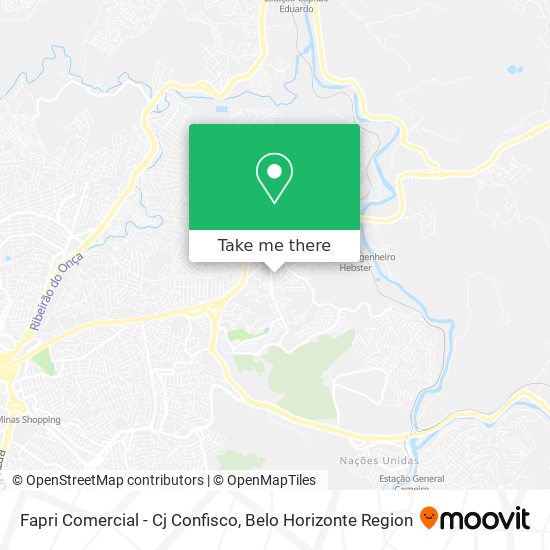 Fapri Comercial - Cj Confisco map