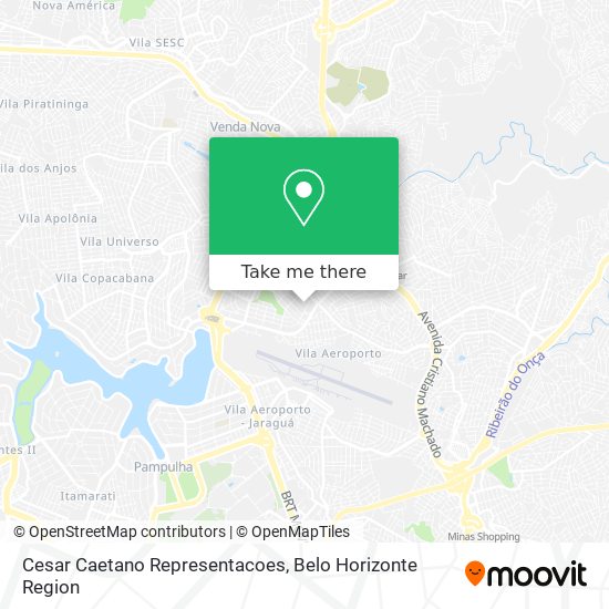 Cesar Caetano Representacoes map
