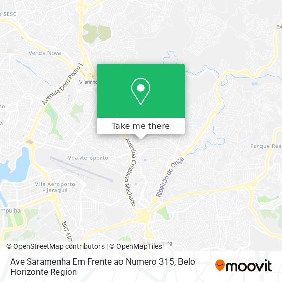 Ave Saramenha Em Frente ao Numero 315 map