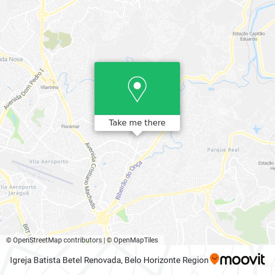 Mapa Igreja Batista Betel Renovada