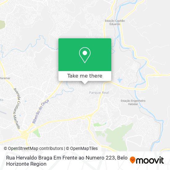 Rua Hervaldo Braga Em Frente ao Numero 223 map