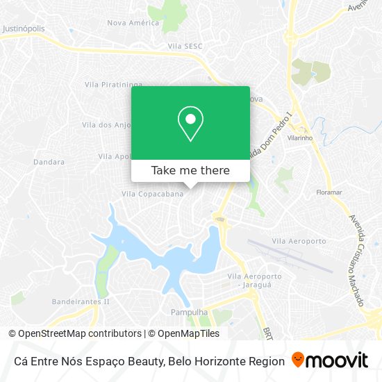 Cá Entre Nós Espaço Beauty map