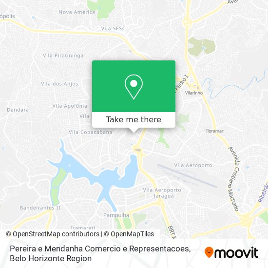 Pereira e Mendanha Comercio e Representacoes map