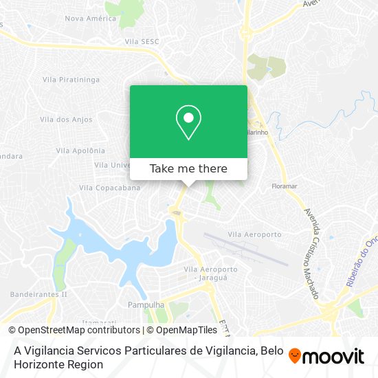 A Vigilancia Servicos Particulares de Vigilancia map