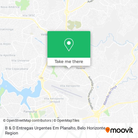 B & D Entregas Urgentes Em Planalto map