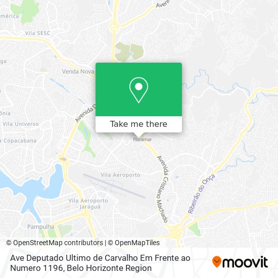 Mapa Ave Deputado Ultimo de Carvalho Em Frente ao Numero 1196