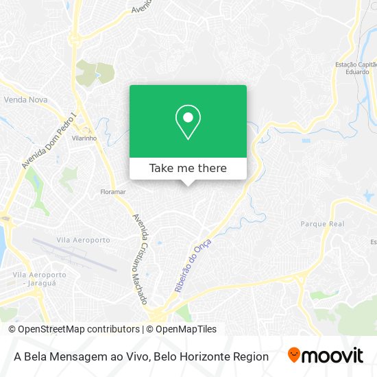 A Bela Mensagem ao Vivo map