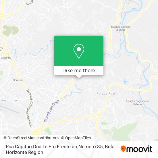 Rua Capitao Duarte Em Frente ao Numero 85 map