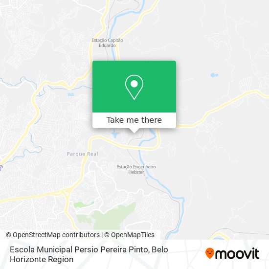 Mapa Escola Municipal Persio Pereira Pinto