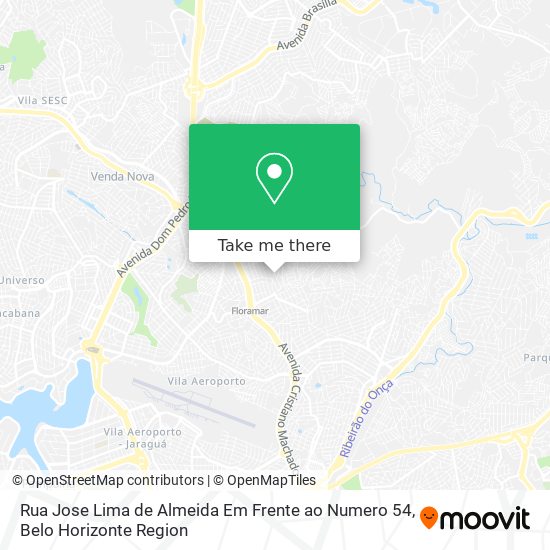 Rua Jose Lima de Almeida Em Frente ao Numero 54 map