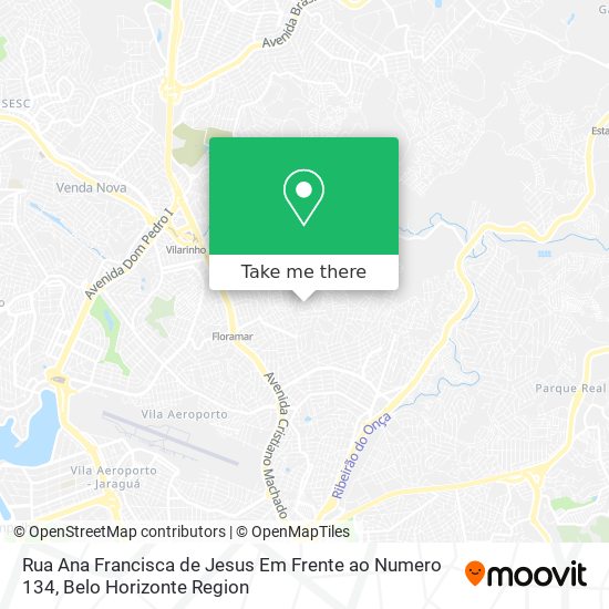 Rua Ana Francisca de Jesus Em Frente ao Numero 134 map