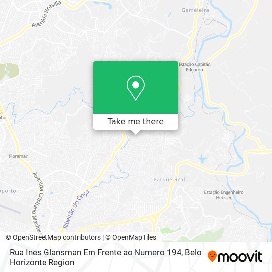 Rua Ines Glansman Em Frente ao Numero 194 map