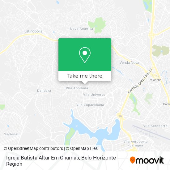 Igreja Batista Altar Em Chamas map