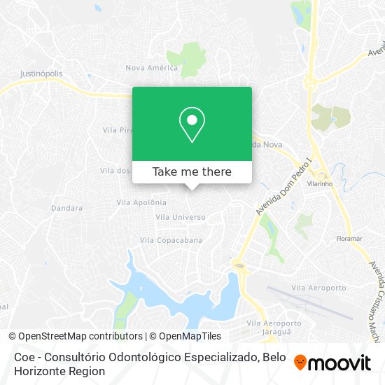 Coe - Consultório Odontológico Especializado map