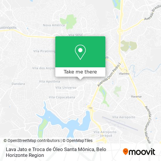 Lava Jato e Troca de Óleo Santa Mônica map