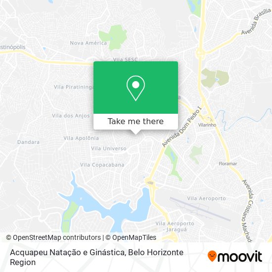 Acquapeu Natação e Ginástica map