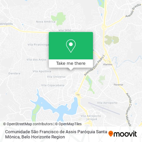 Comunidade São Francisco de Assis Paróquia Santa Mônica map