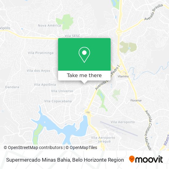 Supermercado Minas Bahia map