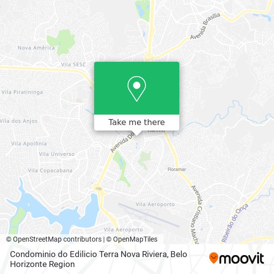 Condominio do Edilicio Terra Nova Riviera map