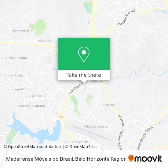 Madeirense Móveis do Brasil map