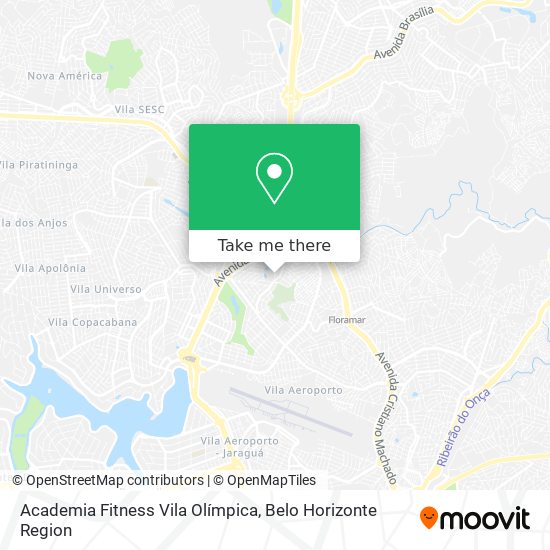 Academia Fitness Vila Olímpica map