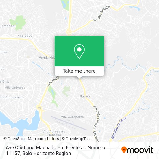 Ave Cristiano Machado Em Frente ao Numero 11157 map
