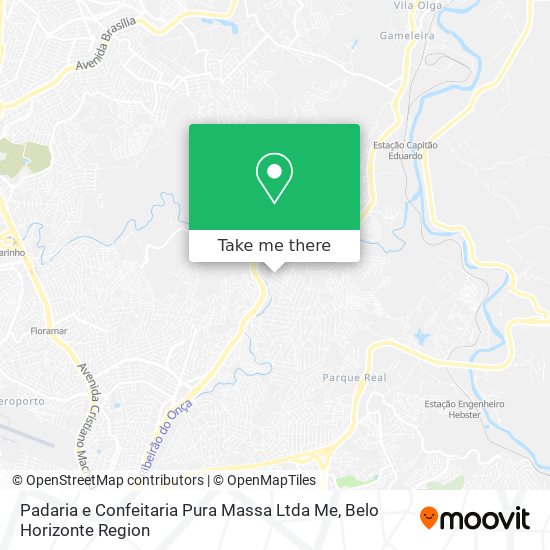 Padaria e Confeitaria Pura Massa Ltda Me map
