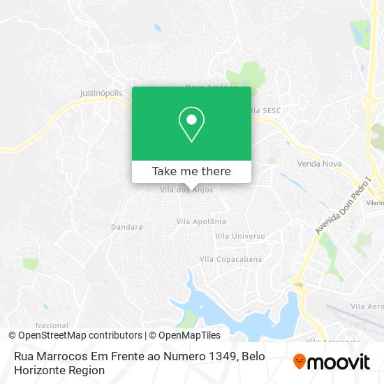 Rua Marrocos Em Frente ao Numero 1349 map