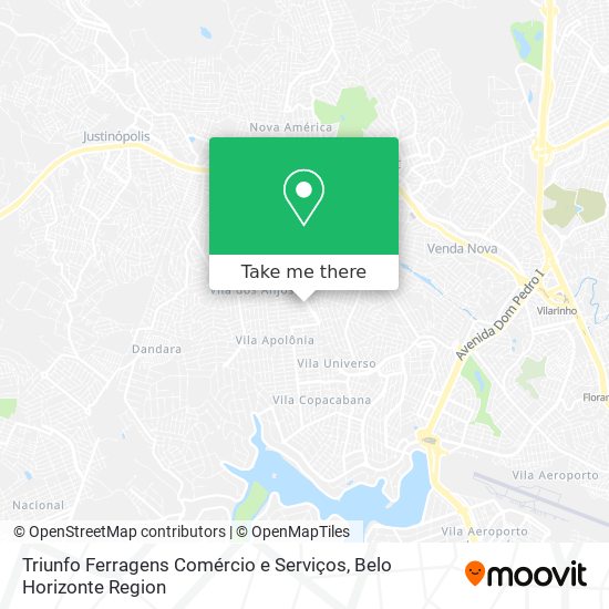 Triunfo Ferragens Comércio e Serviços map
