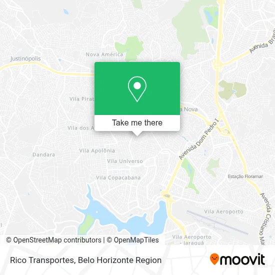 Rico Transportes map