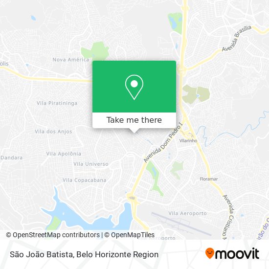 São João Batista map